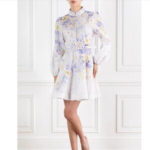 Zimmermann Crush Buttoned Mini Dress